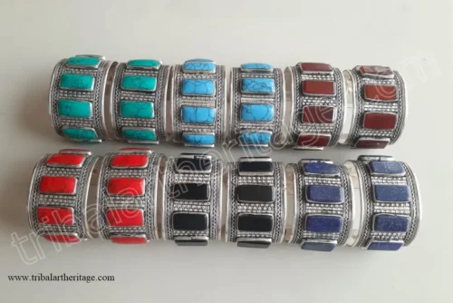 Tribal Kuchi Multi Beaded Bangles - Image 2