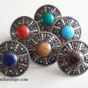 Kuchi German Silver Rings