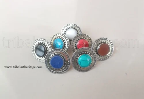 Tribal Kuchi German Silver Rings - Image 2