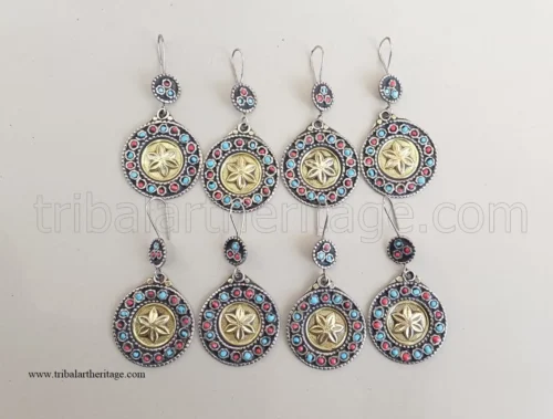 Kuchi German Silver Earrings - Image 2