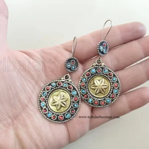 Kuchi German Silver Earrings