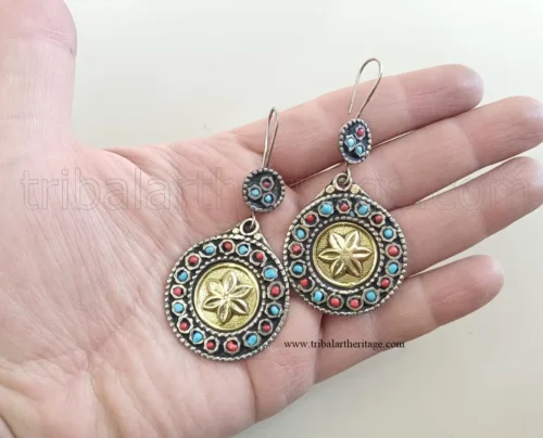 Kuchi German Silver Earrings