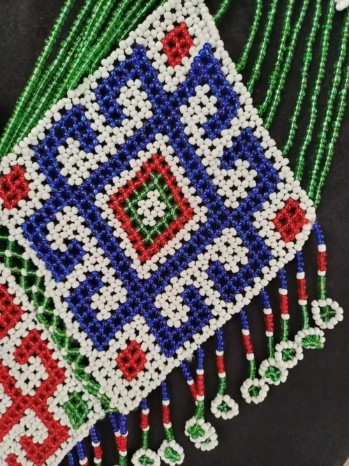 Tribal Kuchi Beaded Necklace - Image 3