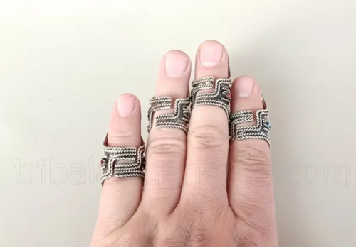 Tribal Kuchi Adjustable Rings - Image 4