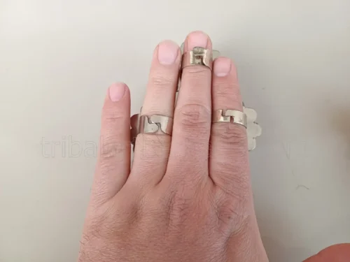 Kuchi Flower Adjustable Rings - Image 4