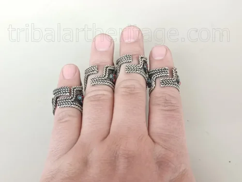 Kuchi Multi Beaded Rings - Image 5