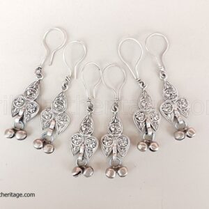 Tribal Kuchi Carved Earrings