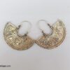 Tribal Fashion Carved Earrings - Image 2