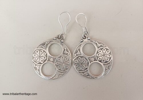 Kuchi Carved Earrings - Image 2
