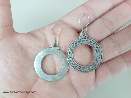 Kuchi Carved Earrings - Image 2