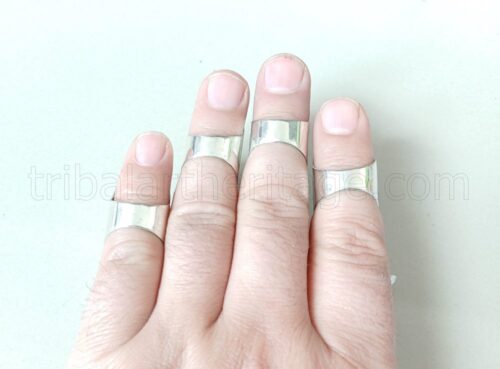 Kuchi Carved Beaded Rings - Image 4