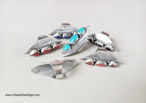 Kuchi Carved Beaded Rings - Image 3