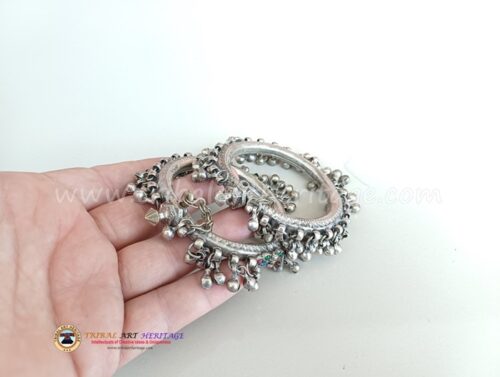 Kuchi Vintage Bells Bangles - Image 3
