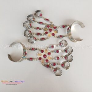 Tribal Turkman Finger Bracelet