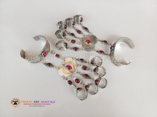 Tribal Turkman Finger Bracelet