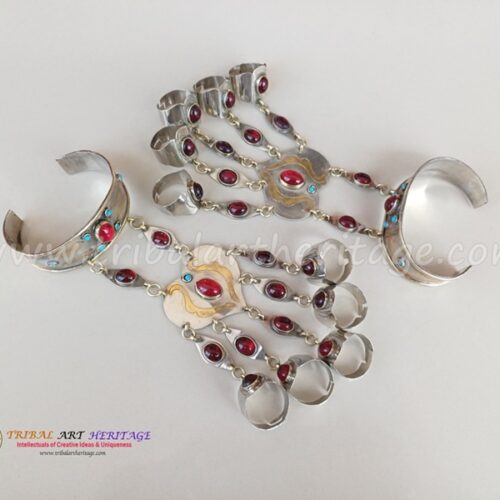 Tribal Turkman Finger Bracelet