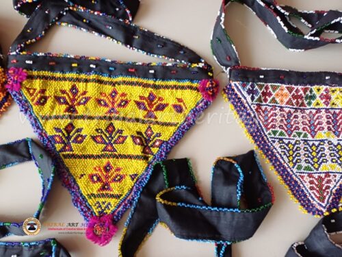 Kuchi Vintage Beaded Shoulder Bag - Image 5