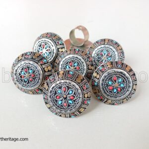 Kuchi German Silver Rings