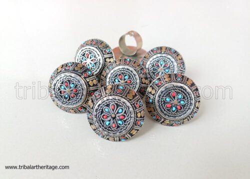 Kuchi German Silver Rings