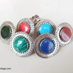 Kuchi German Silver Rings