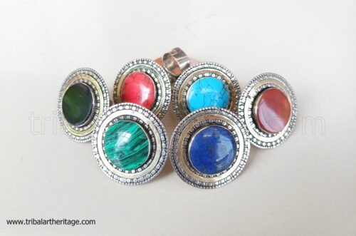 Kuchi German Silver Rings