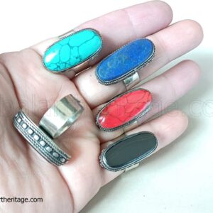 Kuchi German Silver Rings