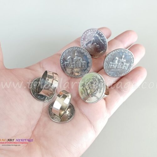 Kuchi Coins Adjustable Rings