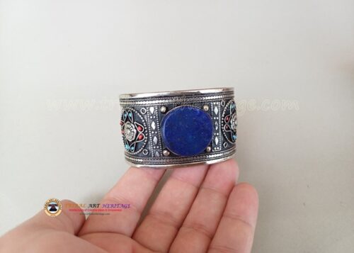 Tribal German Silver Bangles - Image 3