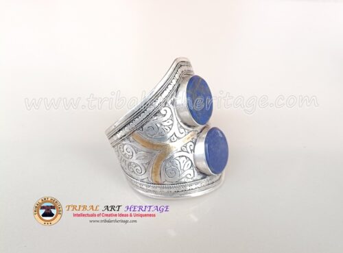 Kuchi Carved Double Beaded Bangles - Image 4