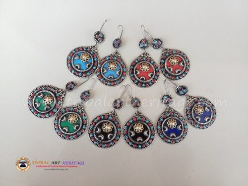 Kuchi German Silver Earrings