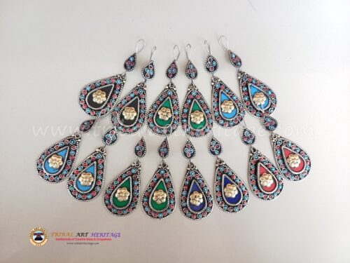 Kuchi German Silver Earrings