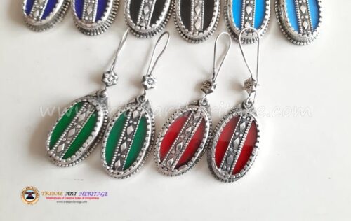 Kuchi German Silver Earrings - Image 4