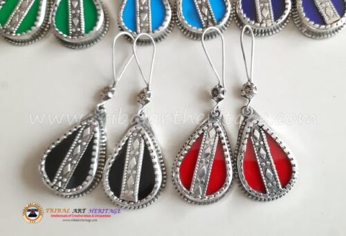 Kuchi German Silver Earrings - Image 4