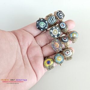 Tribal Gabri Glass  Rings