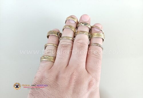 Tribal Gabri Glass  Rings - Image 5