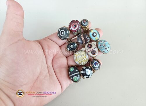 Tribal Gabri Glass  Rings - Image 6