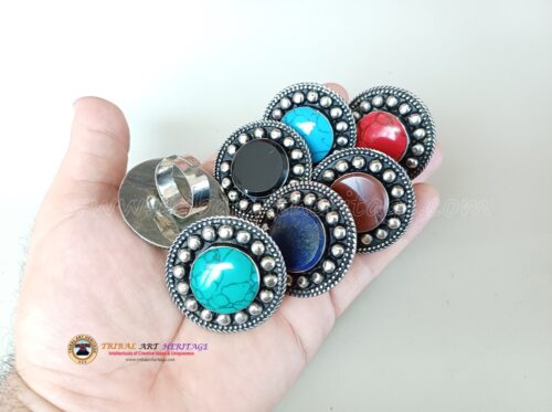 Tribal German Silver Rings