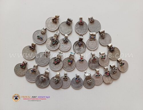 Kuchi Vintage Multi Beaded Coins