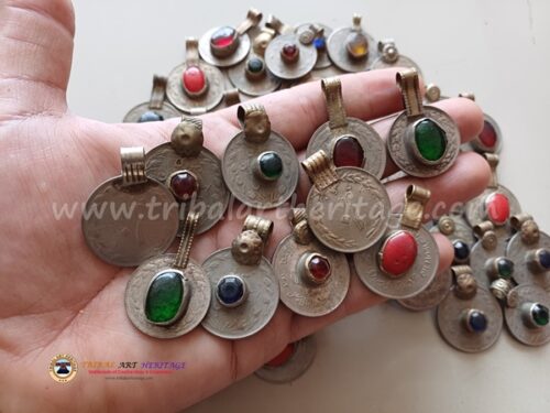 Kuchi Vintage Mix Beaded Coins - Image 3
