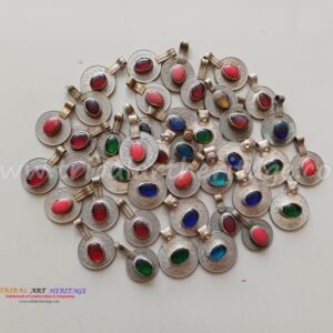 Kuchi Vintage Oval Beaded Coins