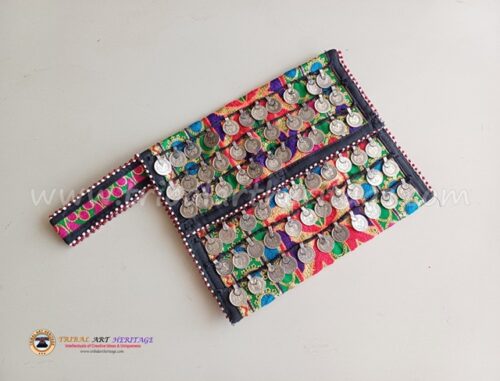 Kuchi Vintage Coins Bag/Clutch