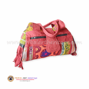 Kuchi Embroidery Leather Bag