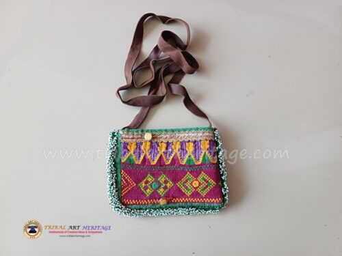 Kuchi Vintage Embroidery Shoulder Bag - Image 3