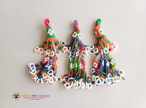 Tribal Medium Beaded Tassels