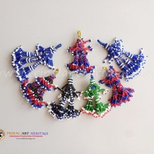 Tribal Small Beaded Tassels