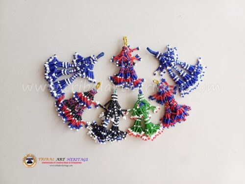 Tribal Small Beaded Tassels